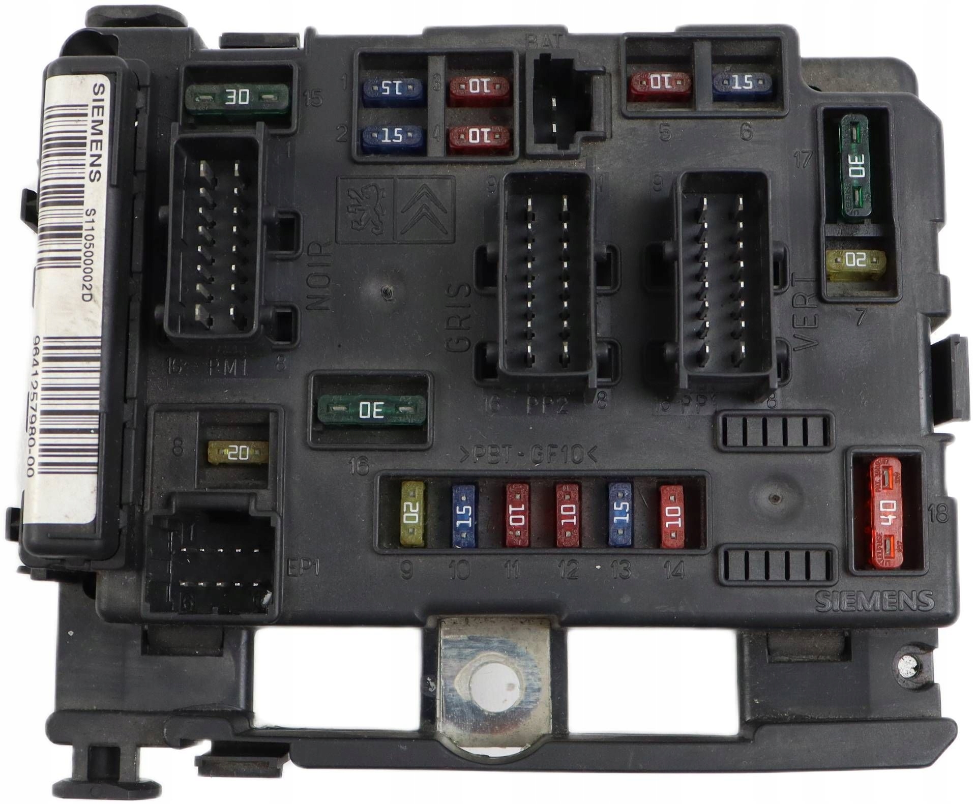 PEUGEOT CITROEN module compartment BSM 9641257980 S110500002D