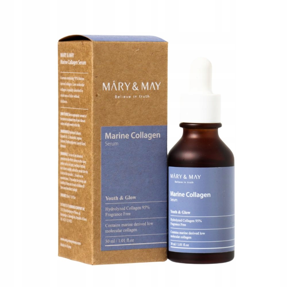 Mary&May Marine Collagen Serum, 30 ml Zpevňující pleťové sérum
