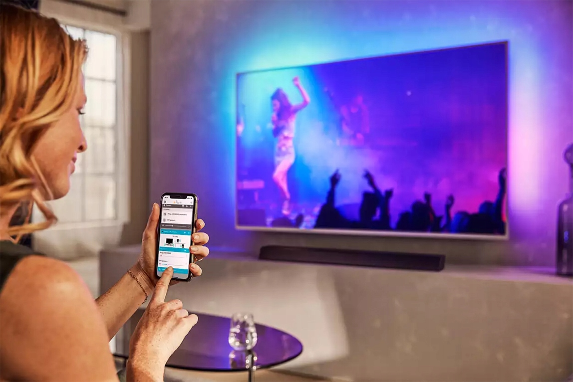 BEZPRZEWODOWY SOUNDBAR PHILIPS TAB8405/10 200W BT Konstrukcja prosty