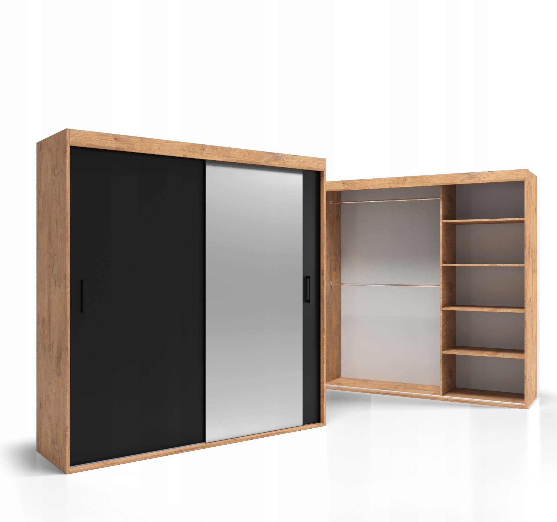 Skříň Posuvná šatní skříň 18 mm 180 VSZ38 O-sofa 2-dvéřová 180x205 Barvy