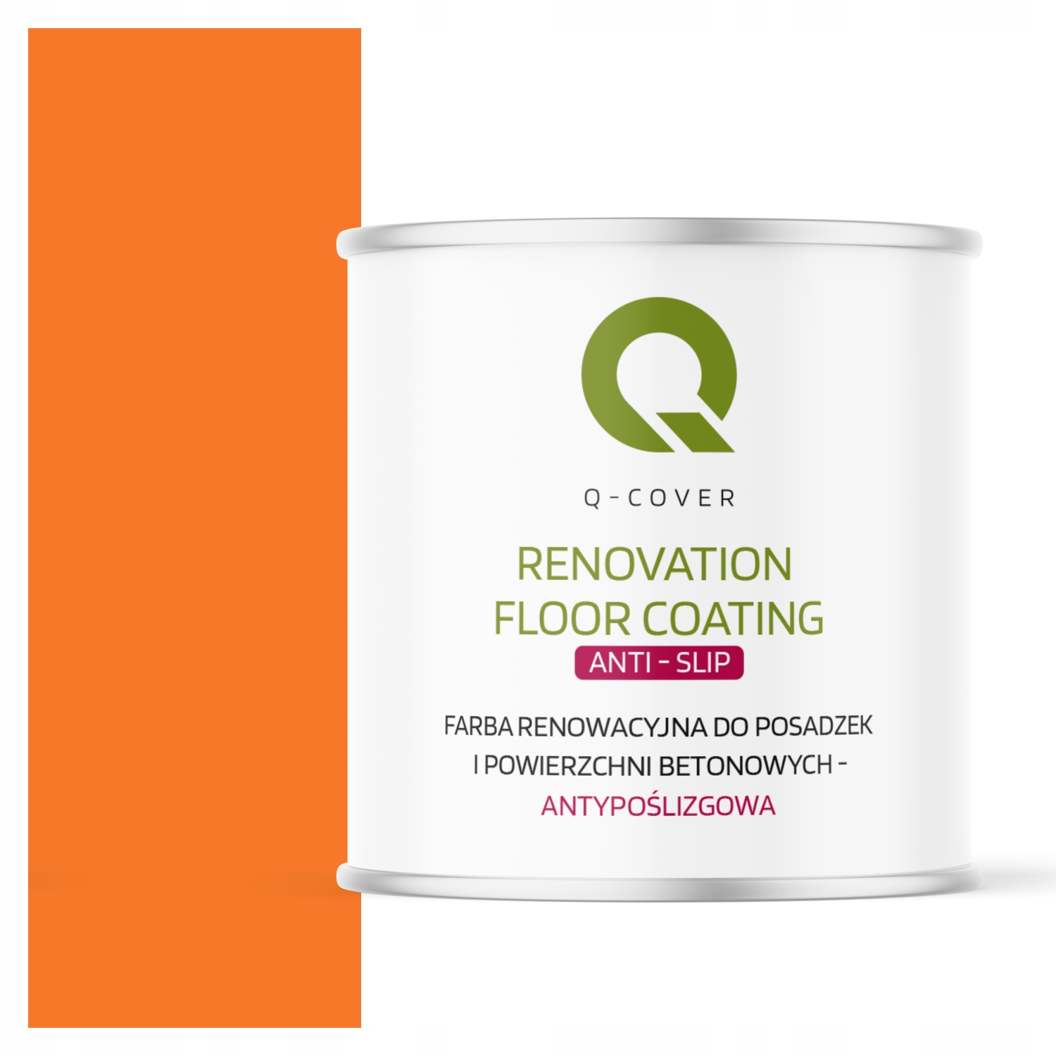 Protišmyková Farba Na Renováciu Betónu V Garáži 2,5 L Oranžová Pastelová 2003