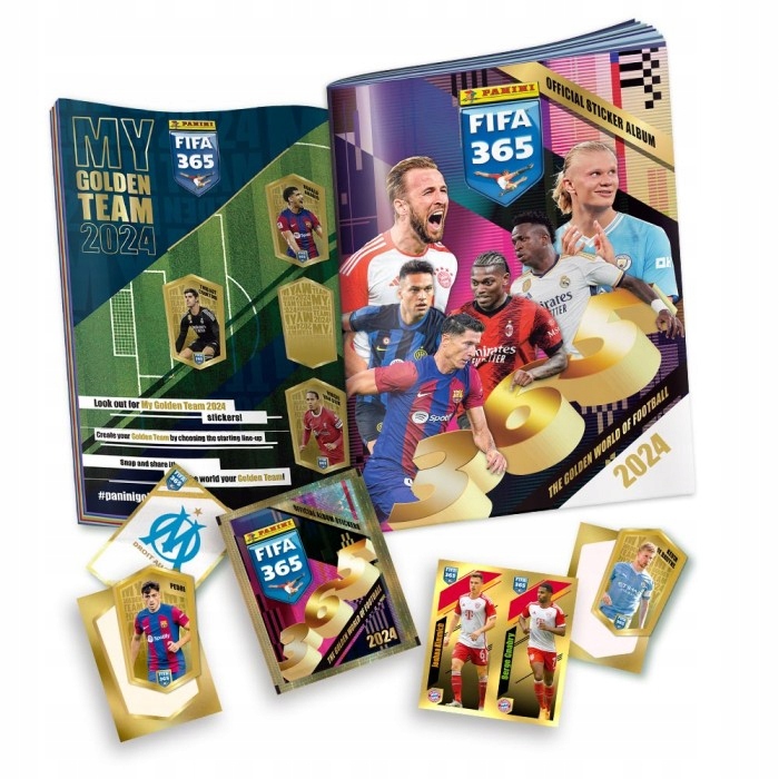 ALBUM NA NAKLEJKI FIFA 2024 + SASZETKI Z NAKLEJKAMI PANINI ZESTAW STARTOWY ISSN 8051708006438