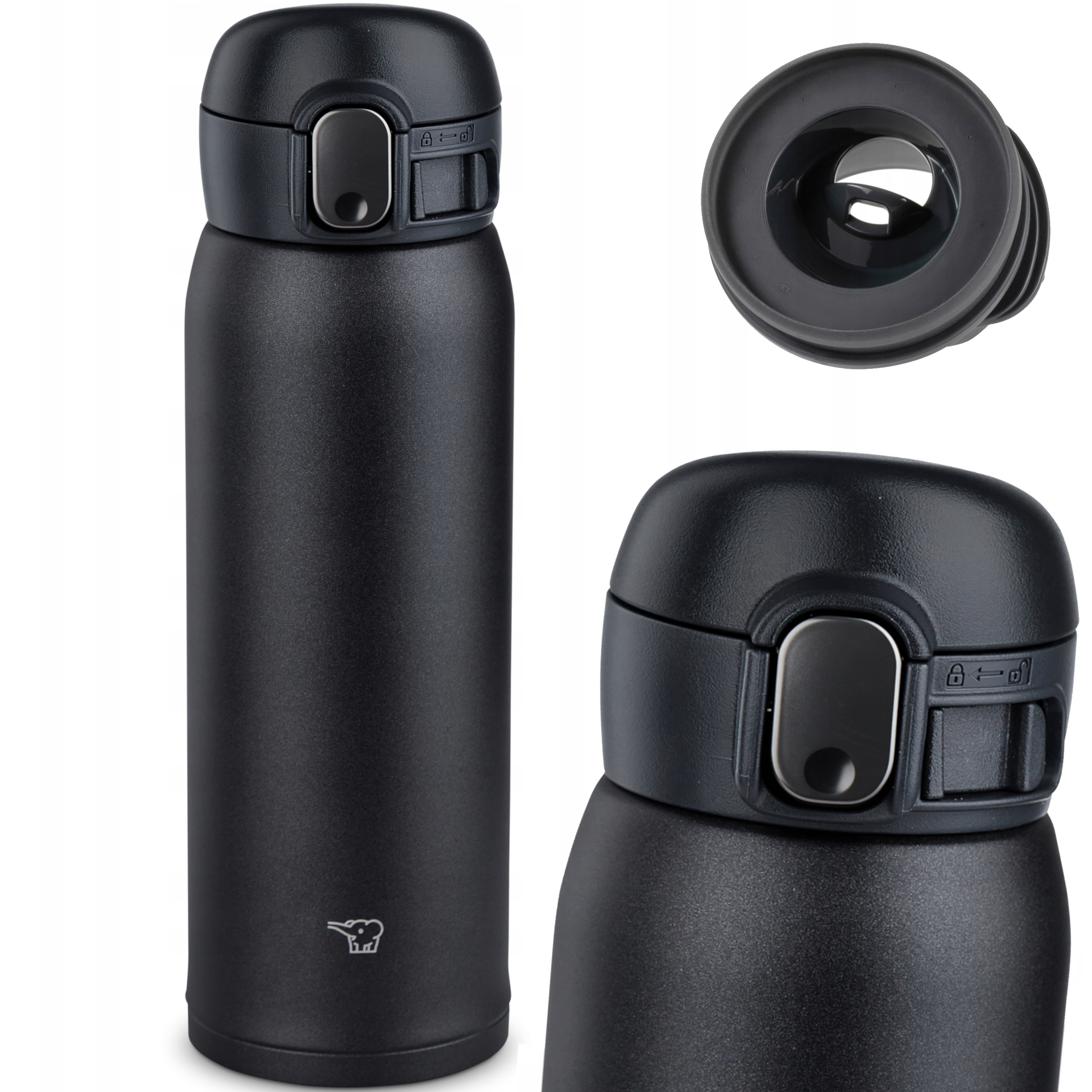 Termohrnek termoska Zojirushi SM-WA48-BA, 480 ml, černá