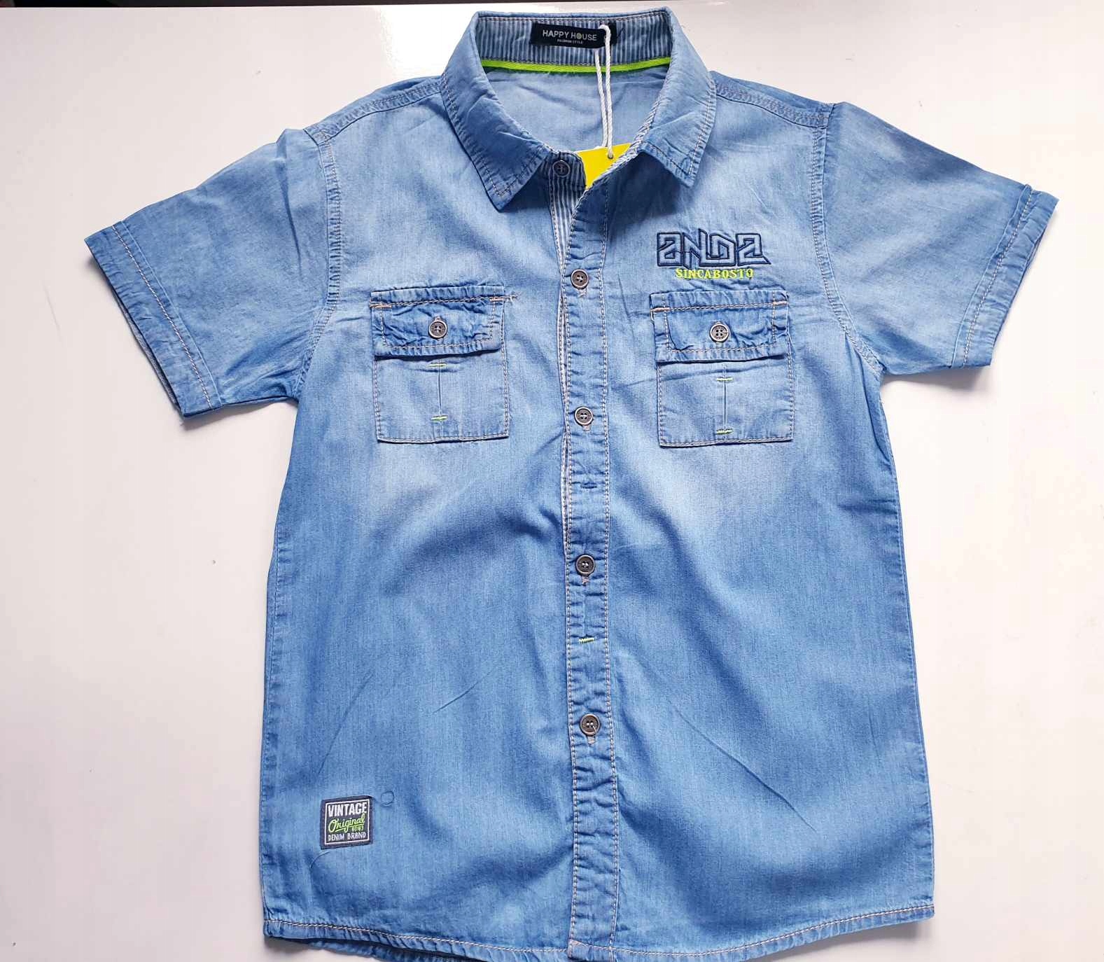 Hh koszula jeansowa 164-170 cm Rozmiar (new) 164 (159 - 164 cm)