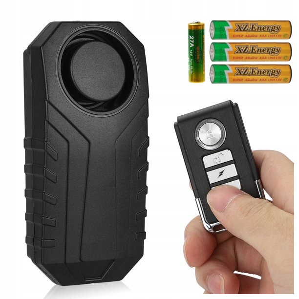 ALARM ROWEROWY + PILOT zabezpieczenie DO ROWERU SKUTERA MOTORU HULAJNOGI