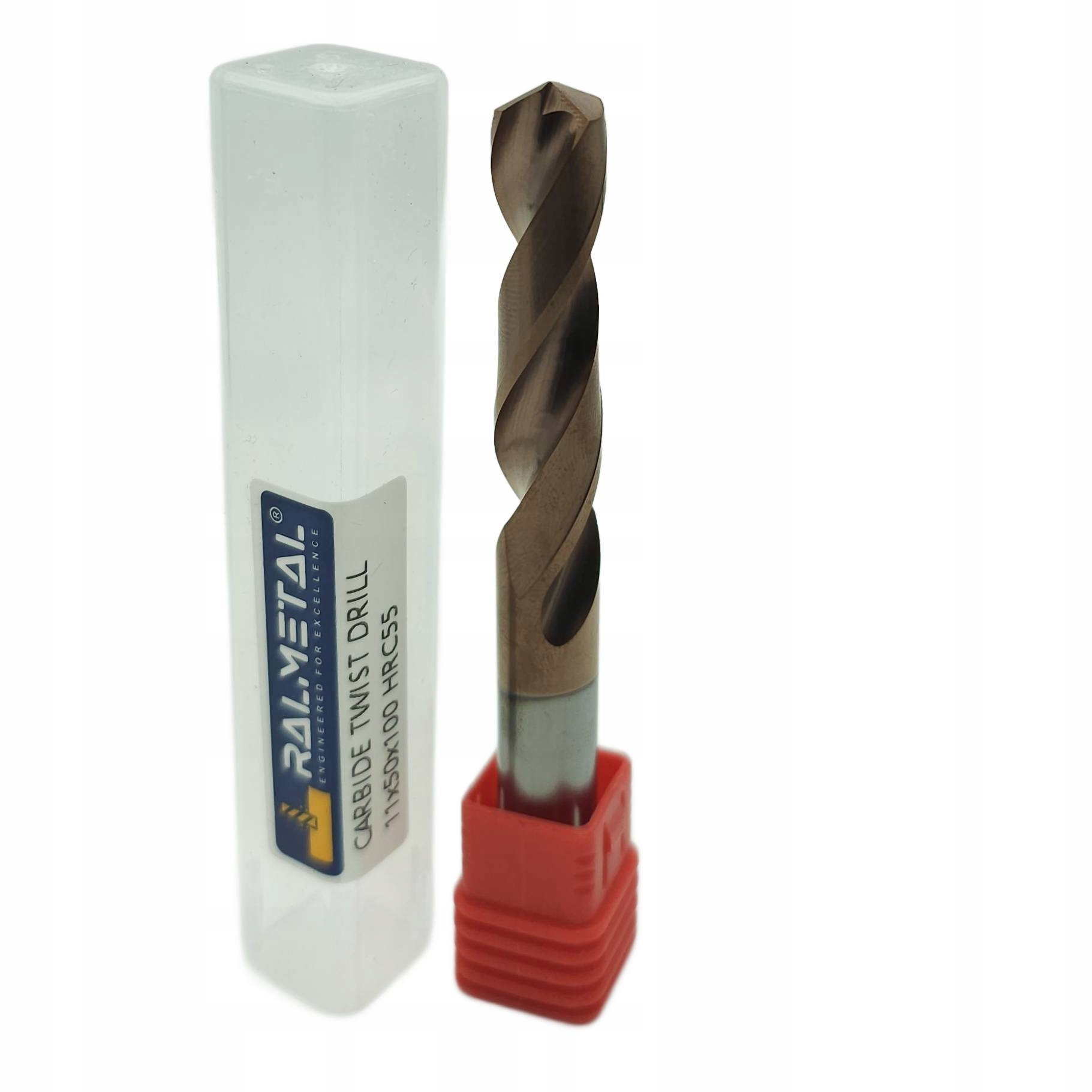 Wiertło Węglikowe Vhm 11 x 50 x 100 mm TiSiN 55 Hrc
