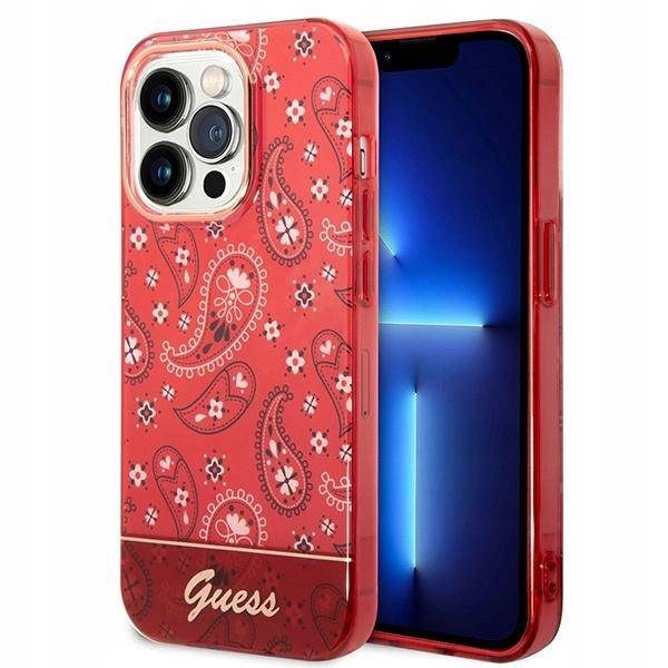 Guess GUHCP14XHGBNHR pro iPhone 14 Pro Max 6,7" červený