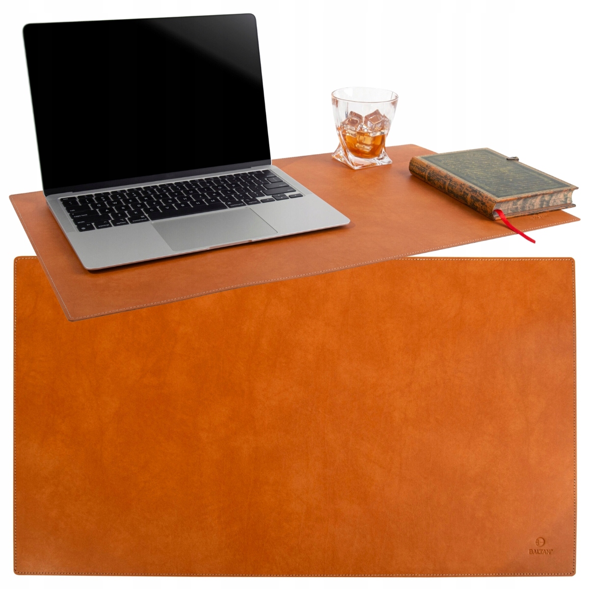 Podložka Pod Myš Baltan Kožená Hnědá 60x35 cm