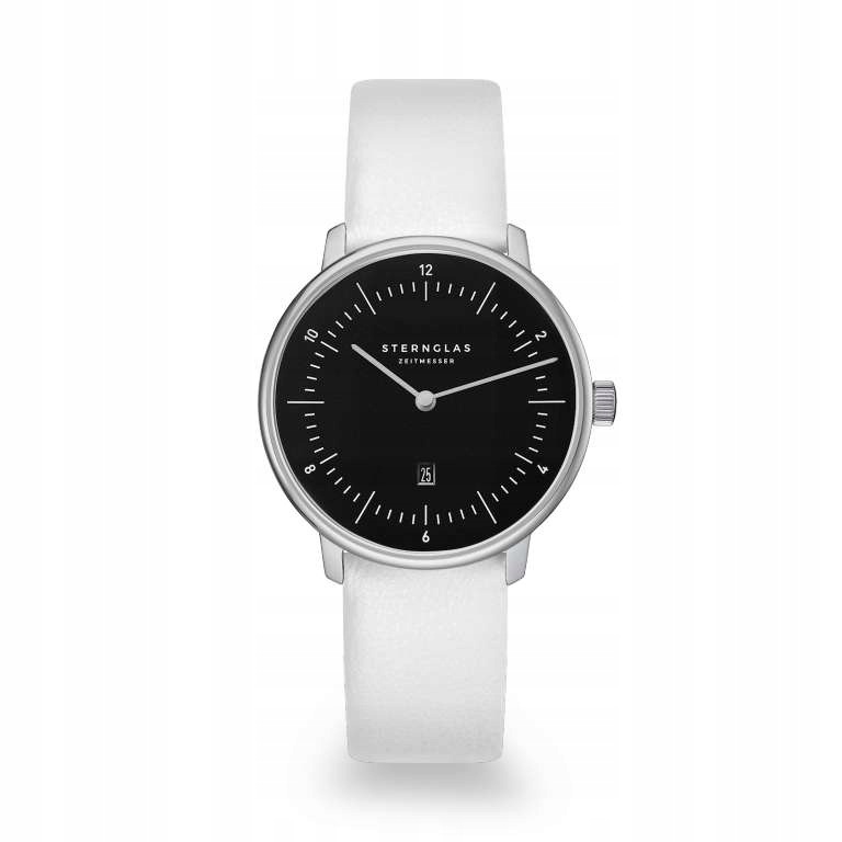 Zegarek Sternglas Naos Xs piano black, 33mm quartz