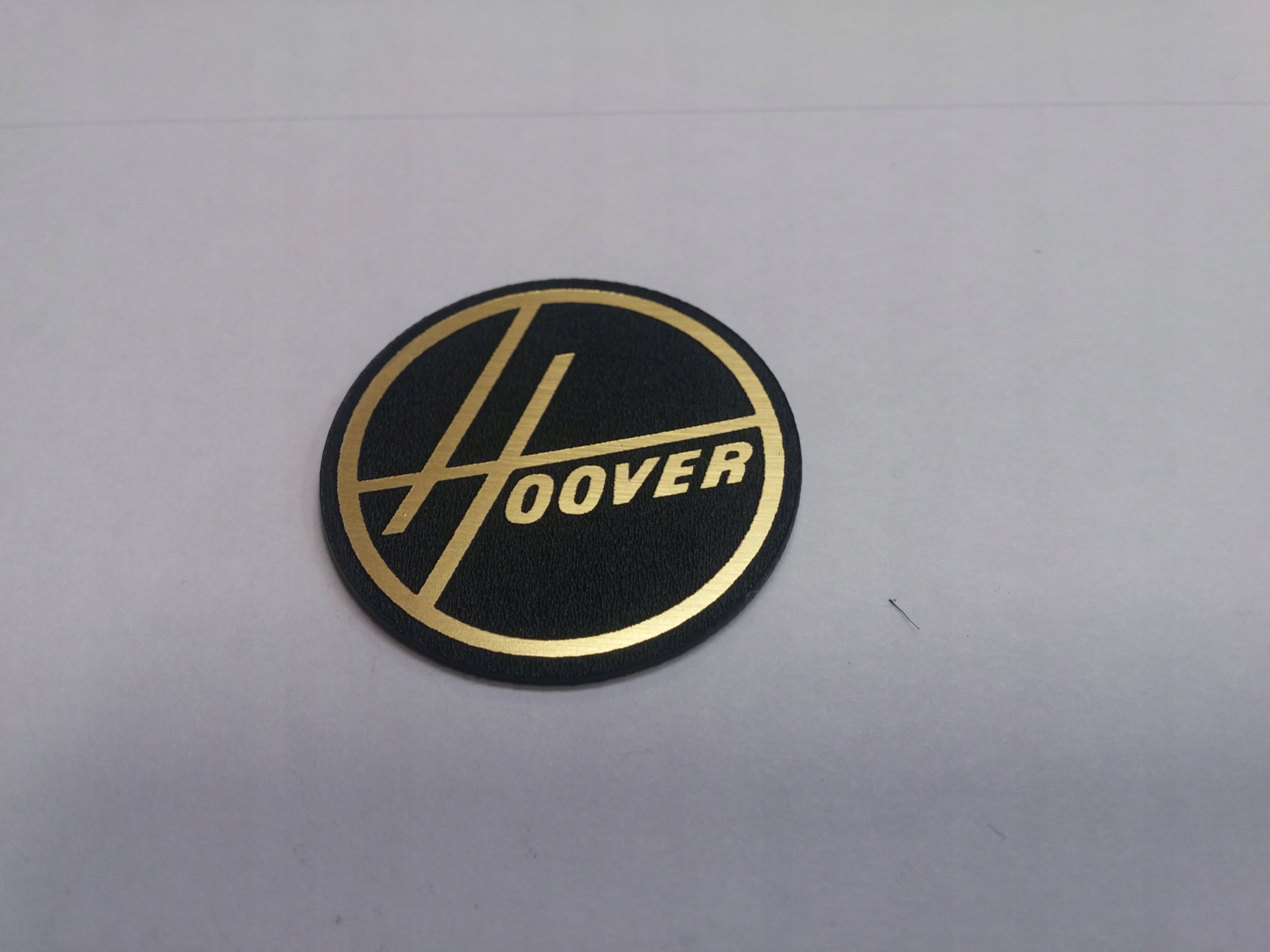 

Hoover naklejka emblemat logo 60 mm *złota