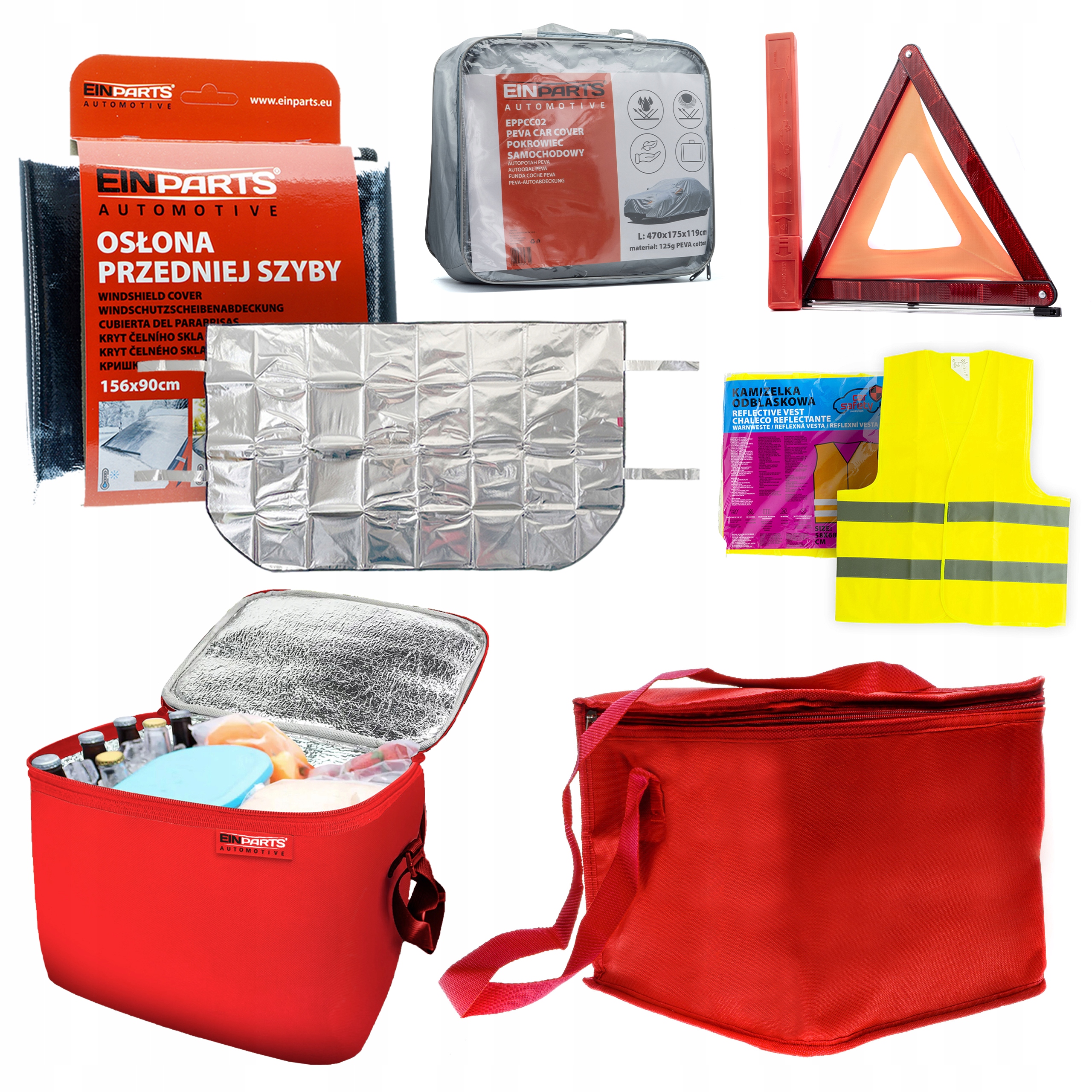 Sada Obalů Na Auto Termotaška Kryt Skla Vesta Trojúhelník