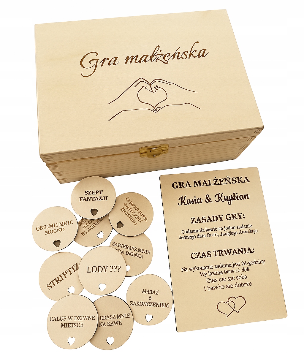 Manželská hra – dárek pro mladý pár k svatba Narozeniny Personalizace