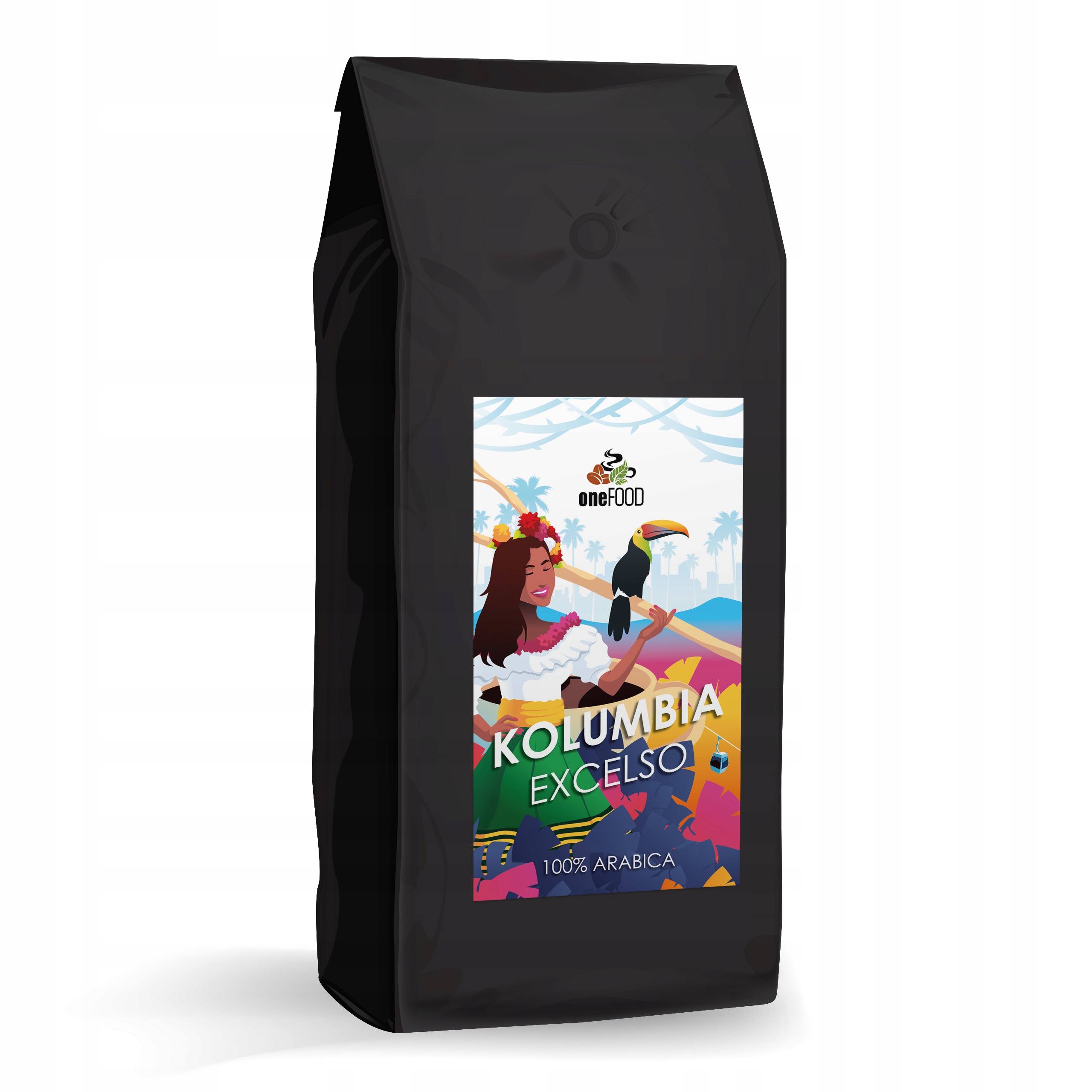 Levně Káva Kolumbie Excelso 1 kg zrnková arabika