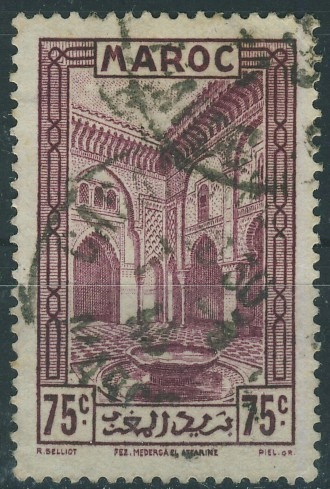 Kolonie fr. Maroc 75 cent. - Fez Medarga