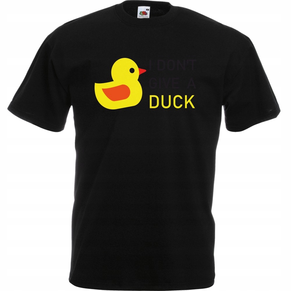 

Koszulka zabawna dont give a duck S czarna