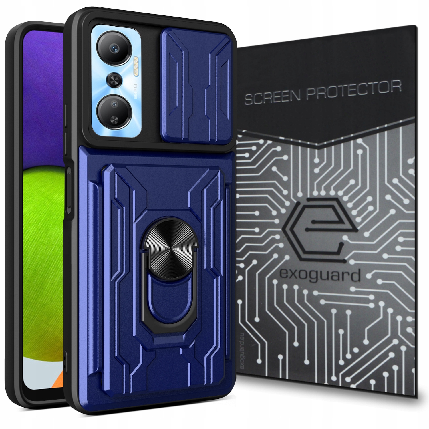 

Etui Pancerne+szkło do Infinix Hot 12 Hot 20 Nfc