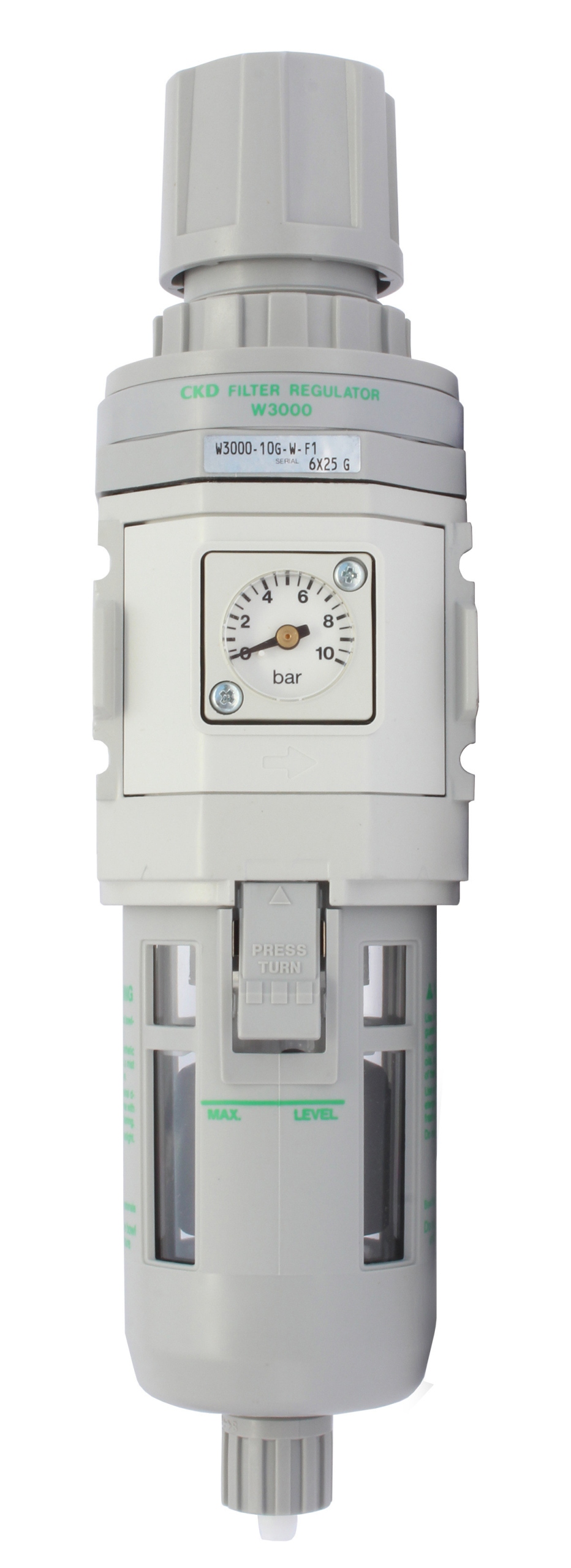 CKD W3000-10G-F1 Filtr+reduktor 5um 3/8' automatyczny spust