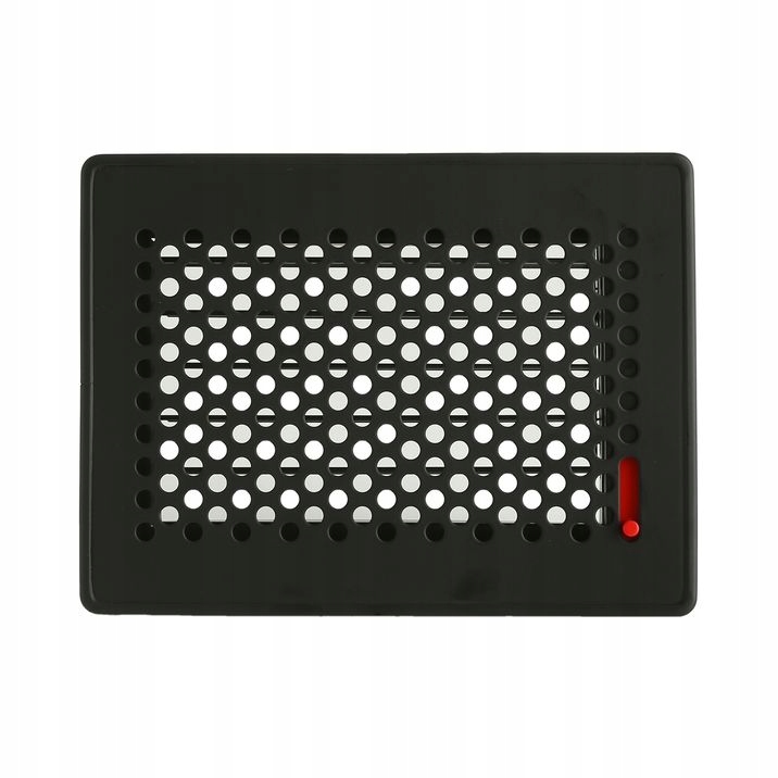 Ventilační mřížka komín. žaluzie 200x145 černá