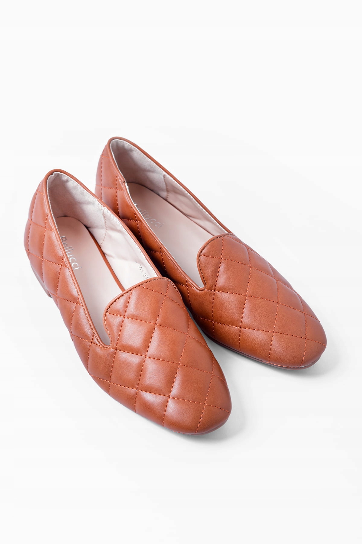 

Mokasyny lordsy Pikowane camel - 38