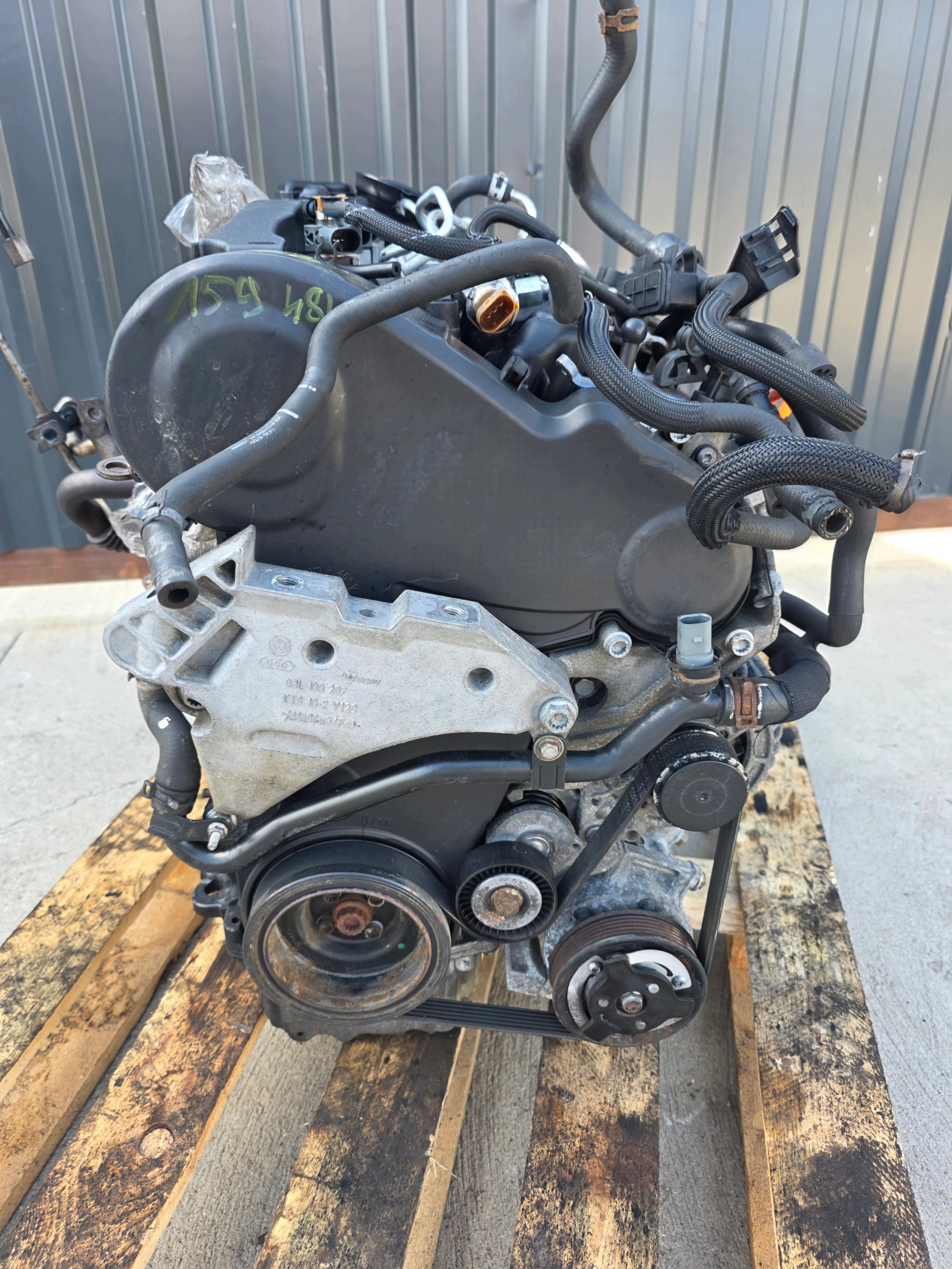 engine complete AUDI VW SEAT SKODA 2.0 TDI CFF CFFB 159484 KM original *3