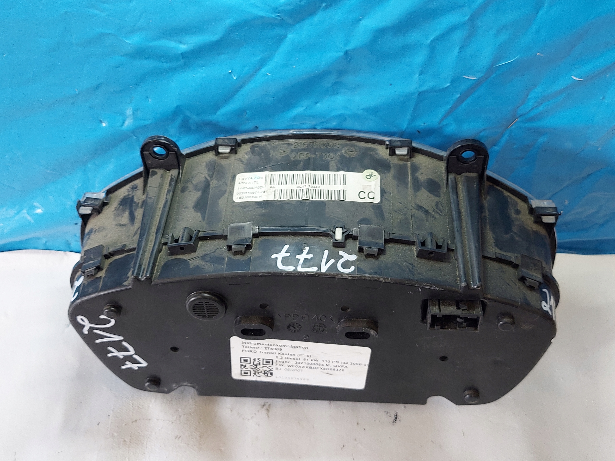 dials clock FORD TRANSIT 2.2 TDCI 8C1T10849