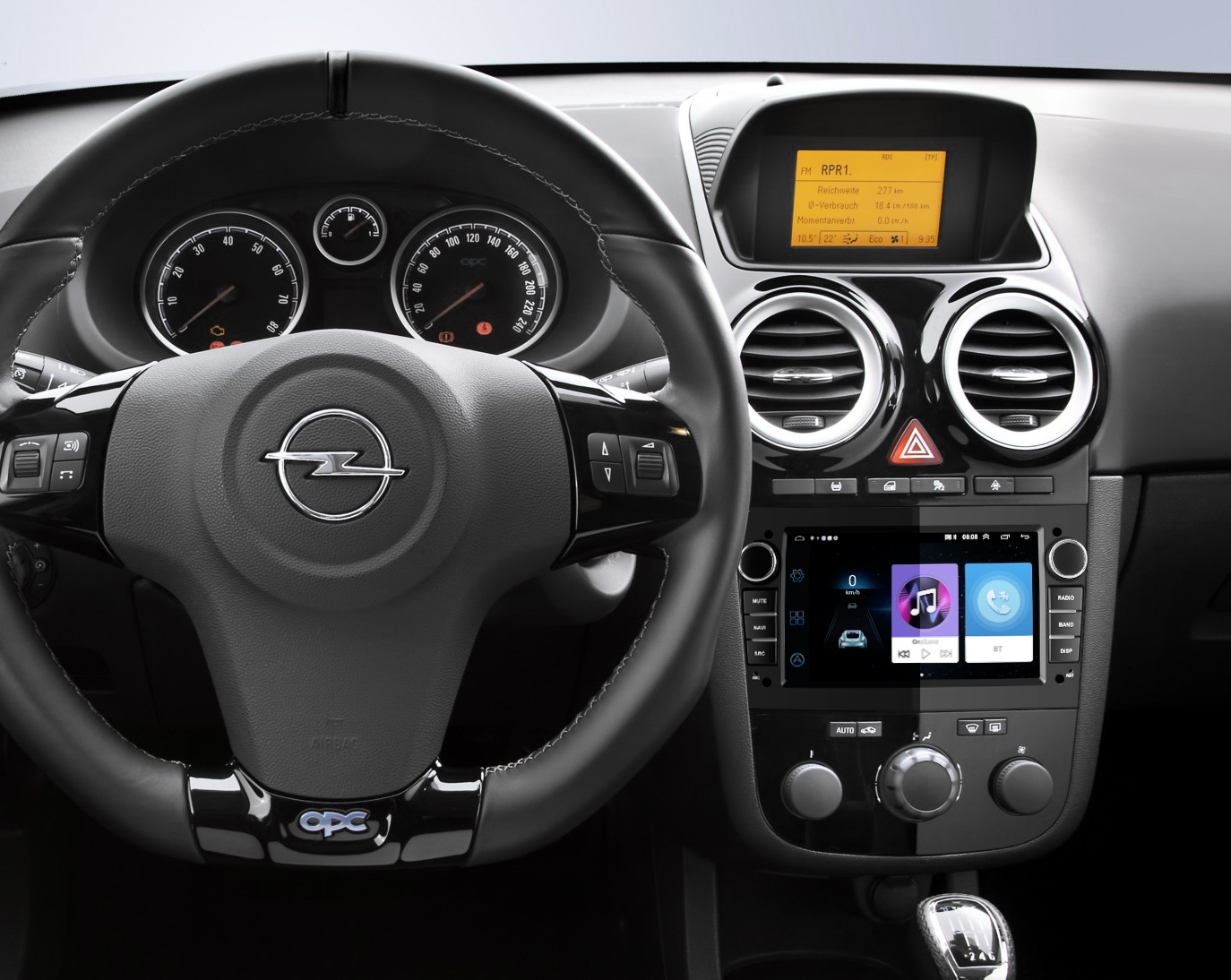 RADIO 7' ANDROID CANBUS DO OPEL VECTRA C 2002-2008 Komunikacja Bluetooth Wi-Fi