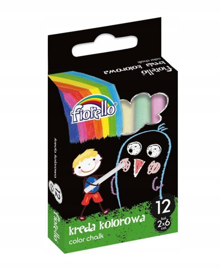 

Fiorello Kreda szkolna kolorowa 12 szt.