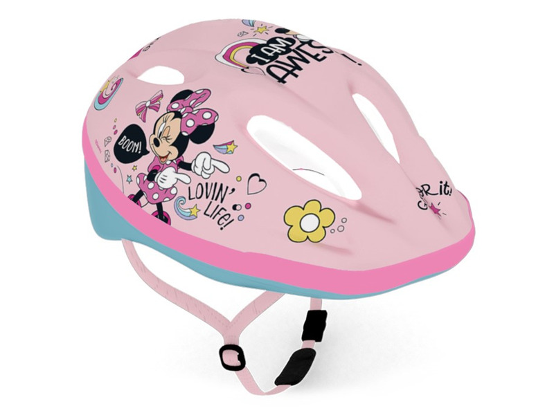 Kask rowerowy Disney Minnie Różowy dla Dzieci (rozmiar M)