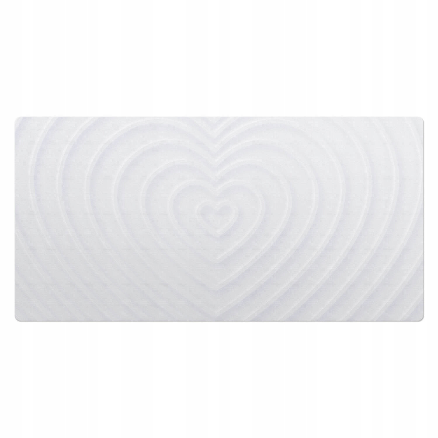 Podložka na psací stůl s grafikou pro domácnost i kancelář Linie ve tvaru srdce 100 x 50 cm