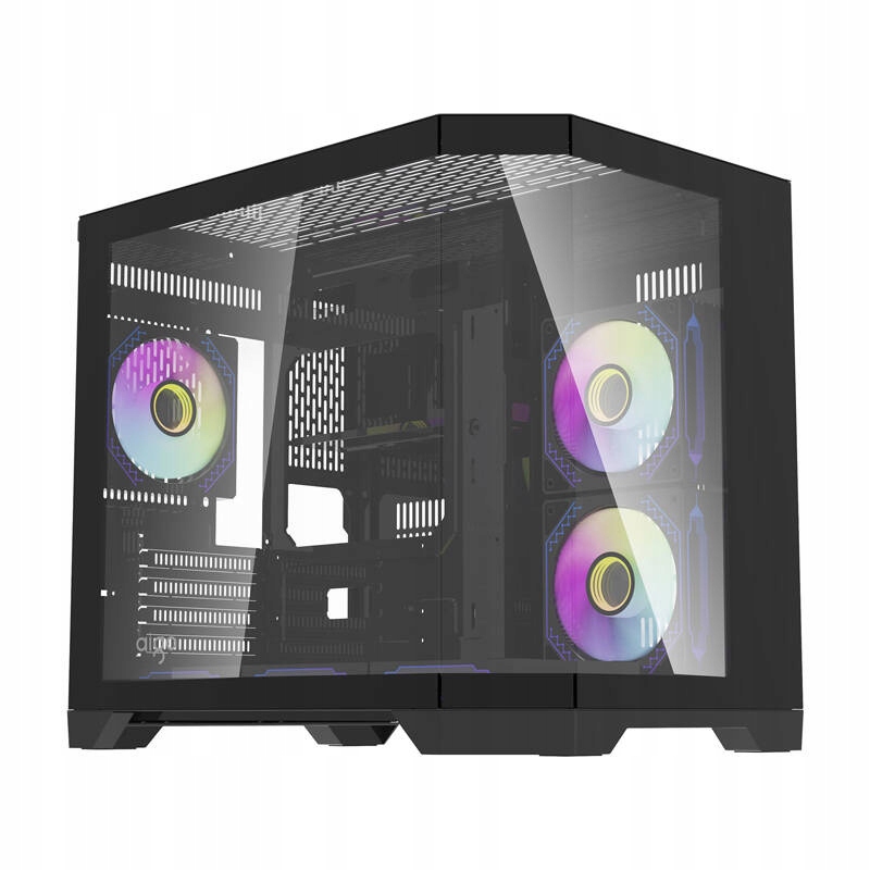 Počítačová skriňa darkFlash FT418 M-atx, 6 aRGB ventilátorov, mini tower