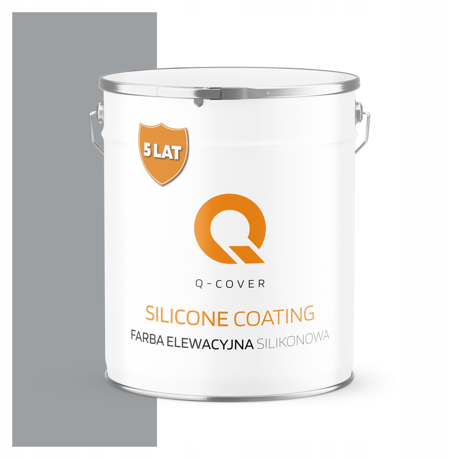 Vonkajšia Fasádna Farba 5 L Paropriepustná Šedá S Modrým F243 Uv