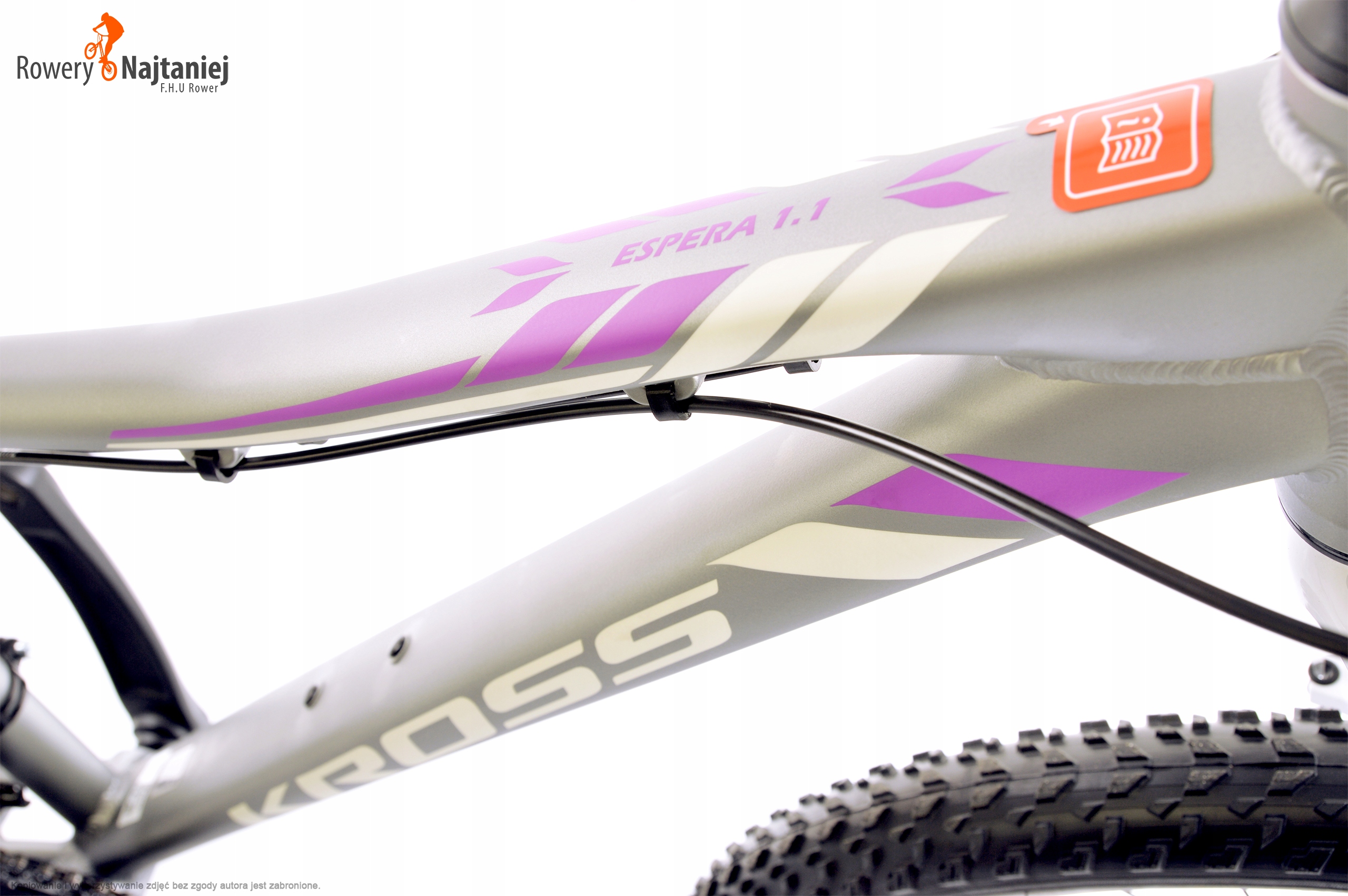 ROWER MTB 26 KROSS ESPERA 1.1 SRE-BIA M 17' 2022 Płeć dziewczynka