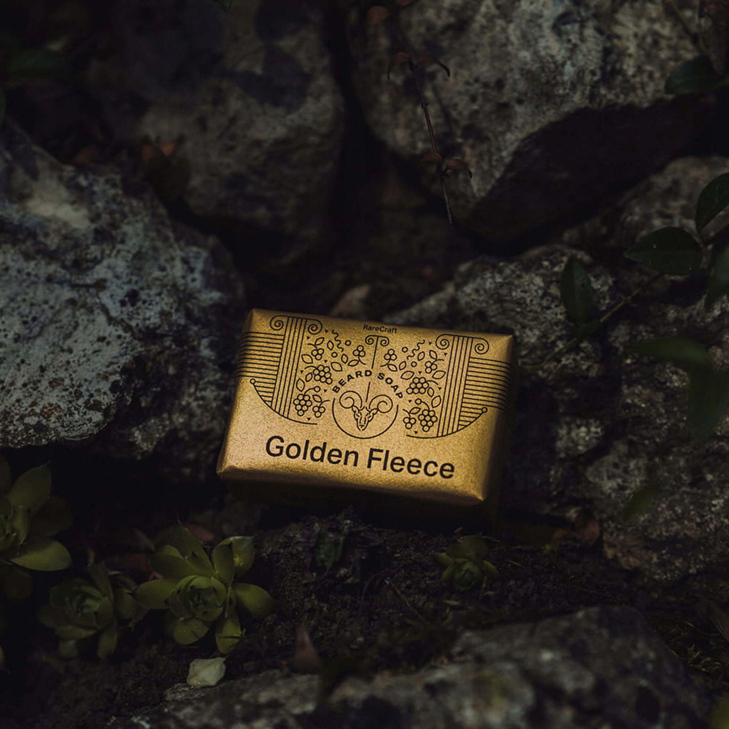 Mydło do brody RareCraft Golden Fleece 110g Zapach Golden Fleece