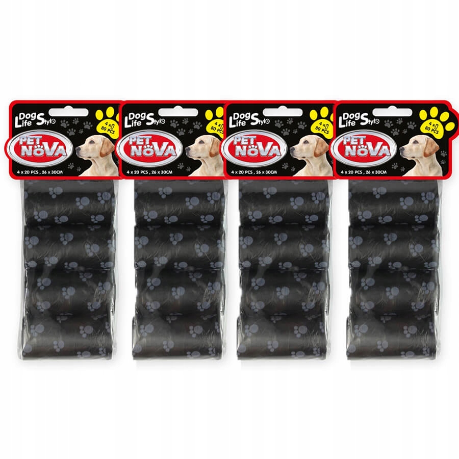 

Pet Nova Worki na odchody 26x30 cm 320 sztuk