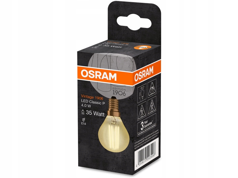 

Żarówka Led Osram 1906LEDCP35 4W E14