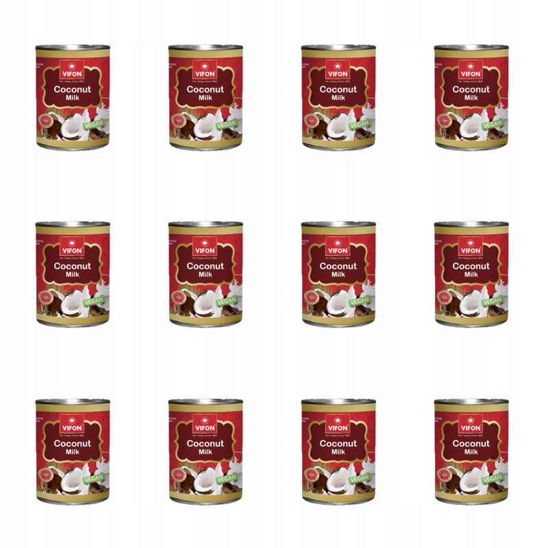 Vifon Kokosové mléko 17-19% 400 ML X12