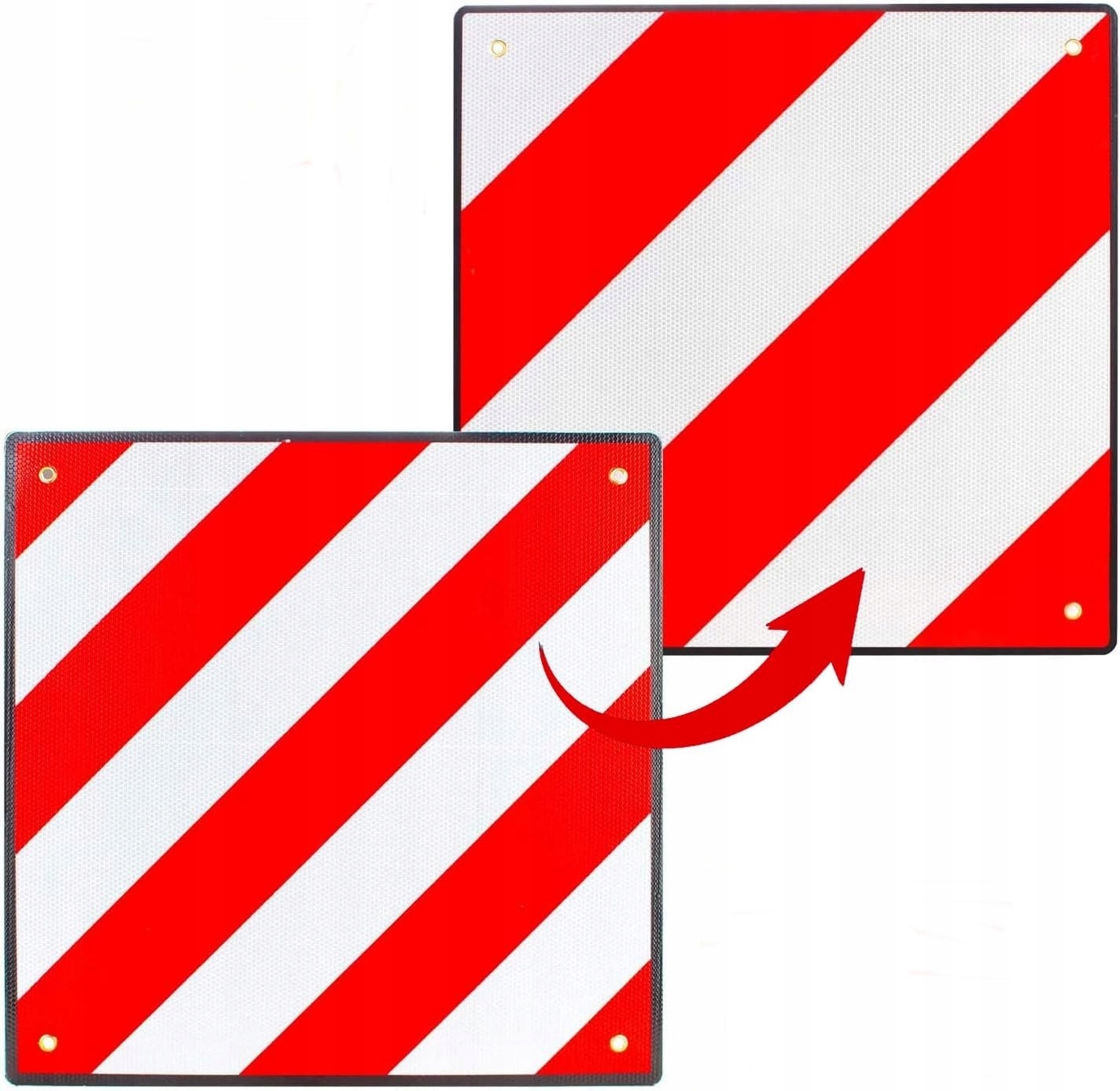 50x50 cm Výstražná tabule na nosič zavazadel Itálie Španělsko obytný vůz