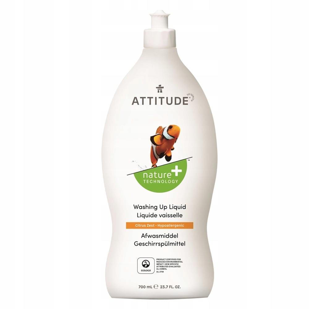 

Attitude hipoalergiczny Płyn do Mycia Naczyń 700ml
