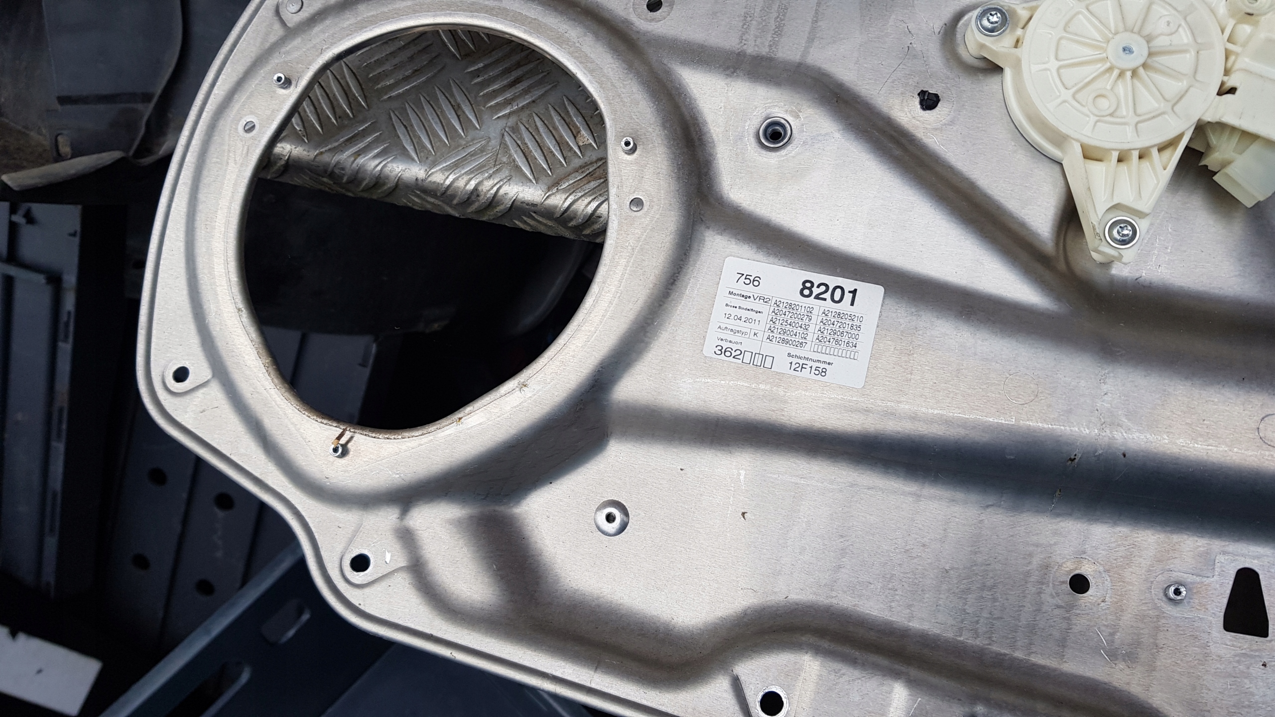 MERCEDES W212 PODNSNIK windows right front mini motor