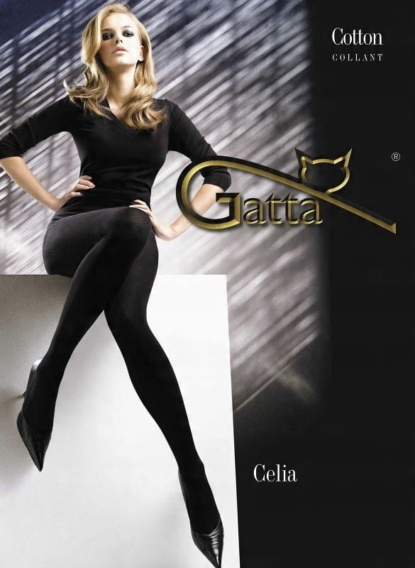 

Rajstopy Celia Gatta bawełniane 2-S nero