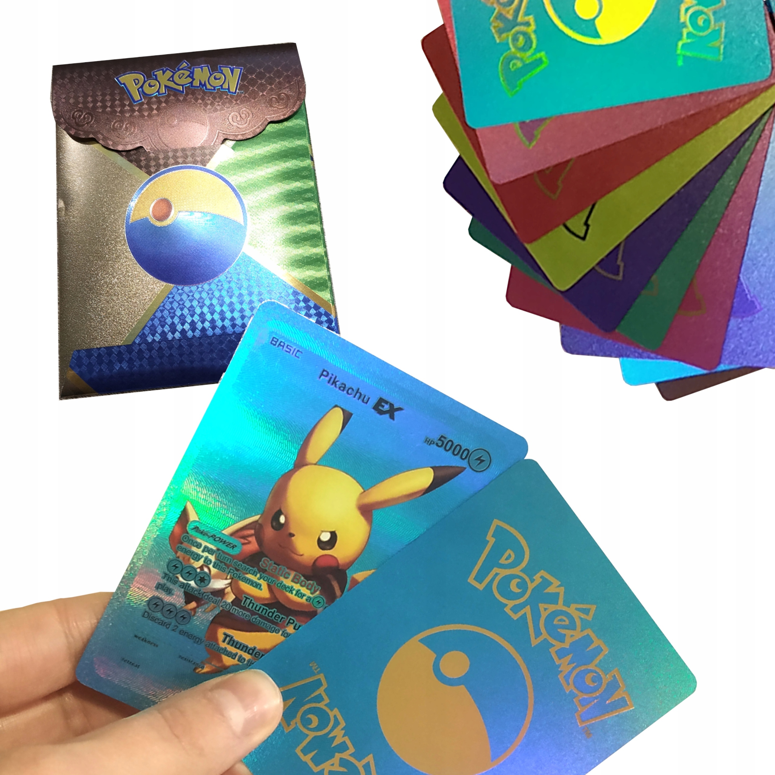

Karty Pokemon Legendarne Kolorowe SASZETKA10szt