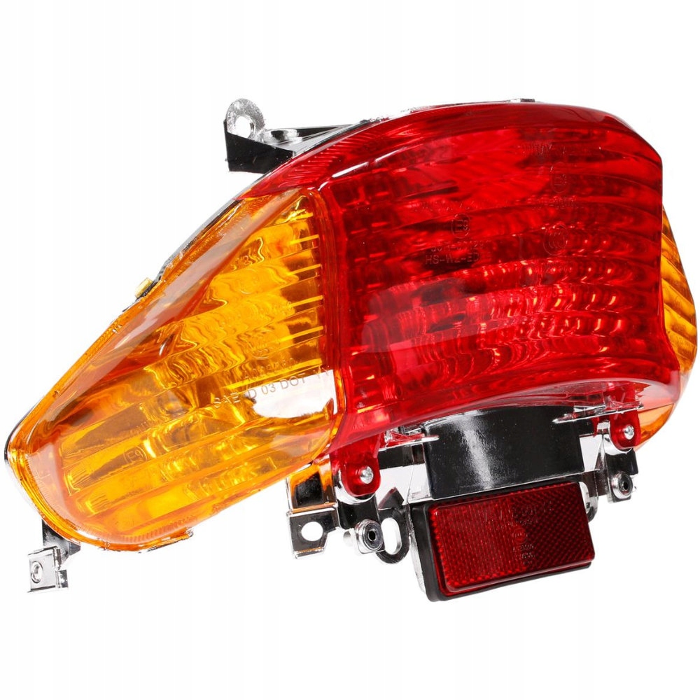 LAMPA TYLNA TYŁ Moretti SKUTER pomarańczowe klosze