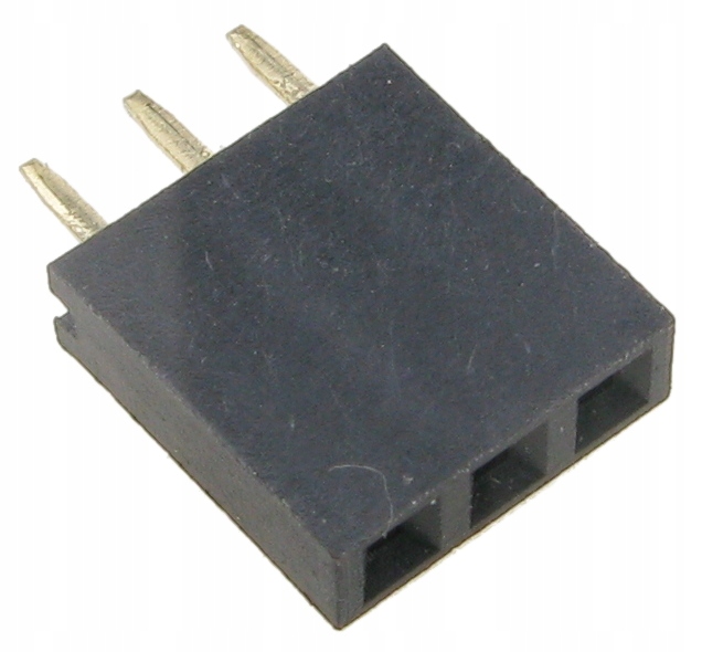 

Gniazdo szpilkowe 1x3 proste (10 szt.) /2061-10