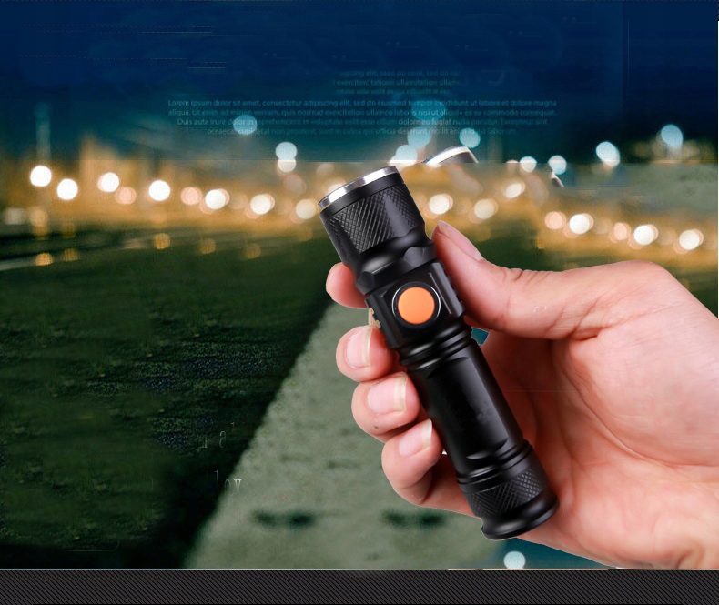 Latarka SZPERACZ ŁADOWANA Cree XM-L T6 ZOOM USB Marka inna marka