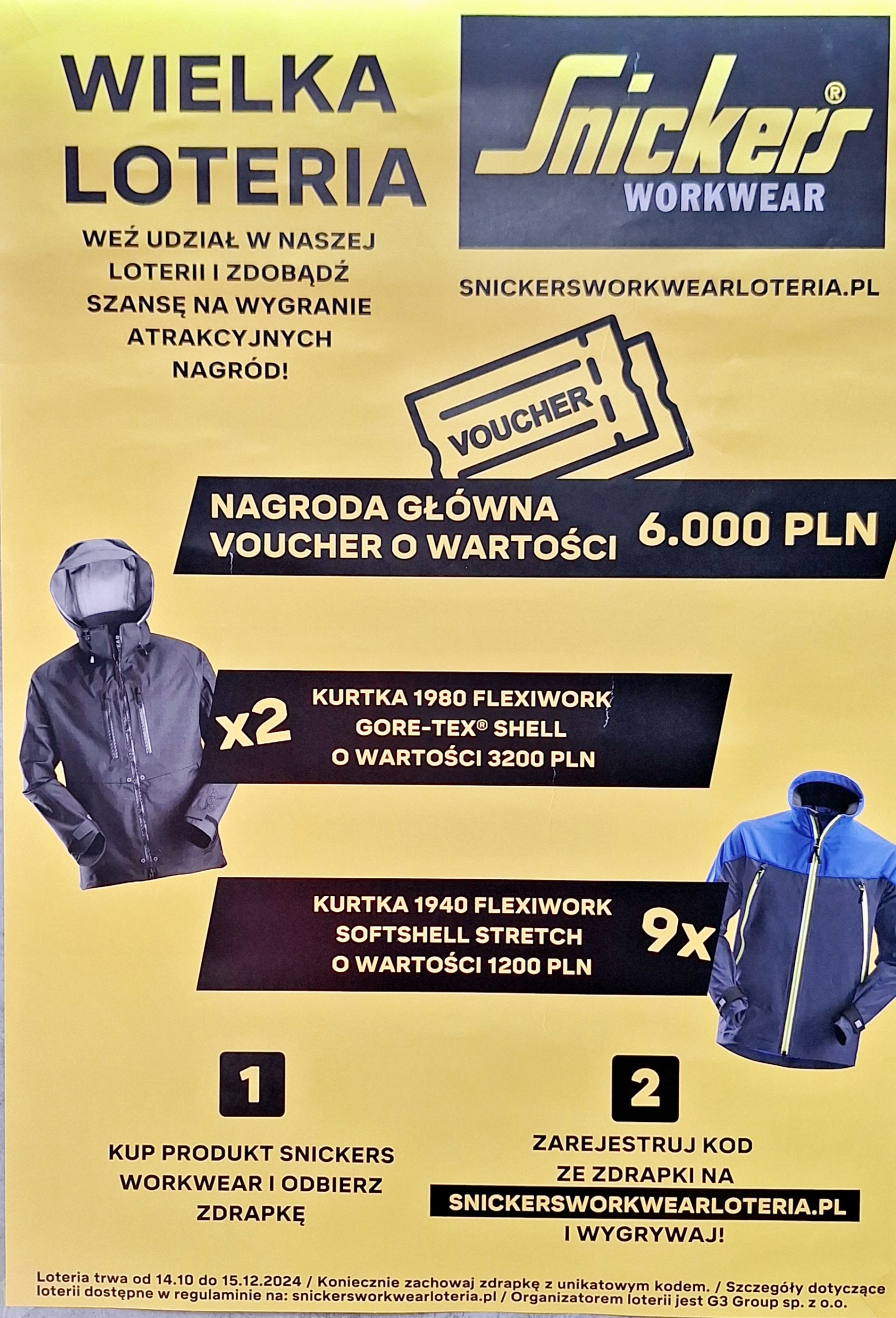 T-shirt koszulka FlexiWork 37.5 Snickers 2524 R.XL LOTERIA Przeznaczenie uniwersalne