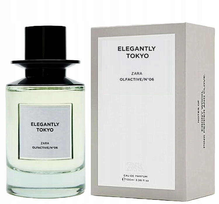 ZARA ELEGANTLY TOKYO 100 ML PERFUMY NOWA, WIĘSZKA POJEMNOŚĆ