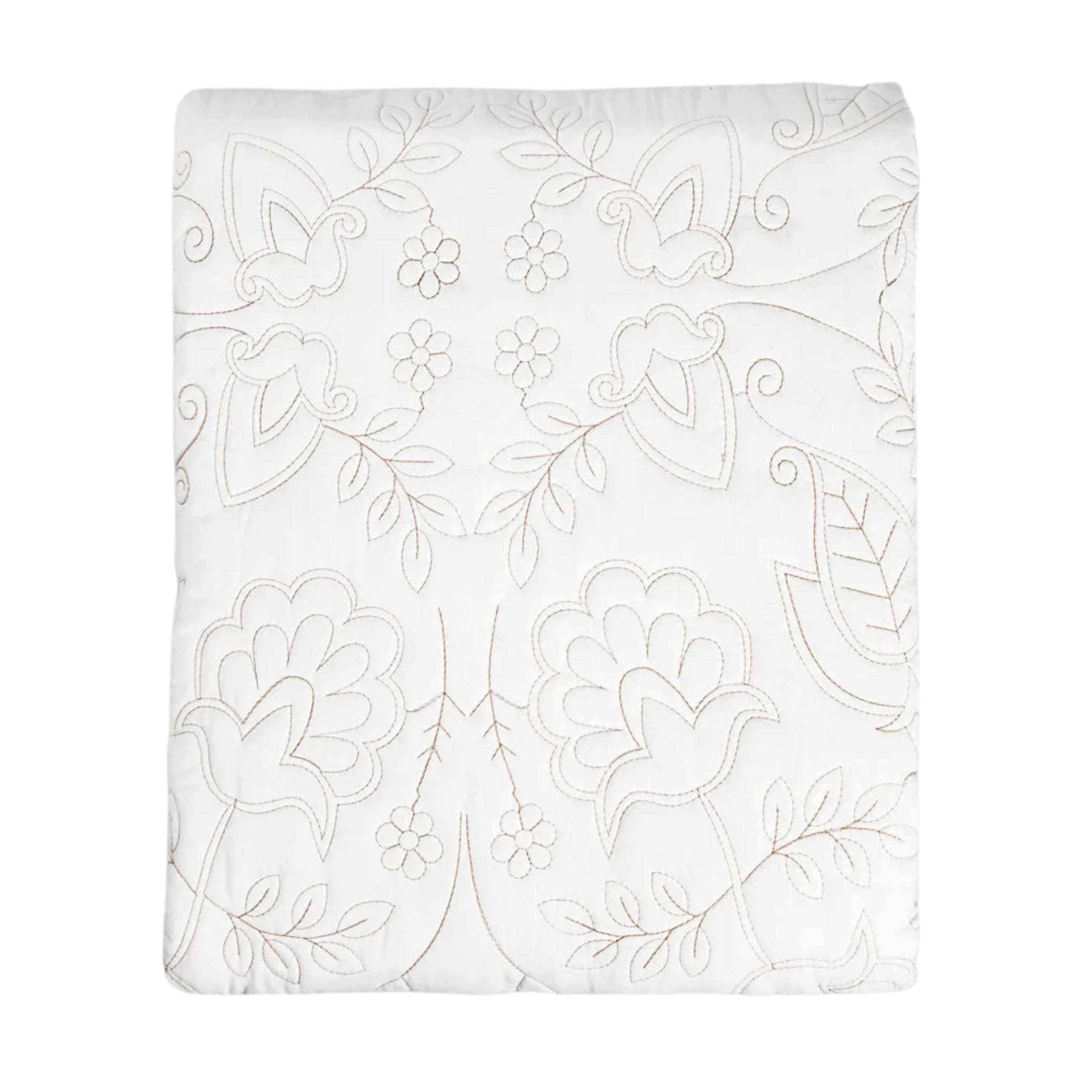 Přehoz Cludo z praného mikrovlákna s květinovou výšivkou 200 x 220 cm Homla