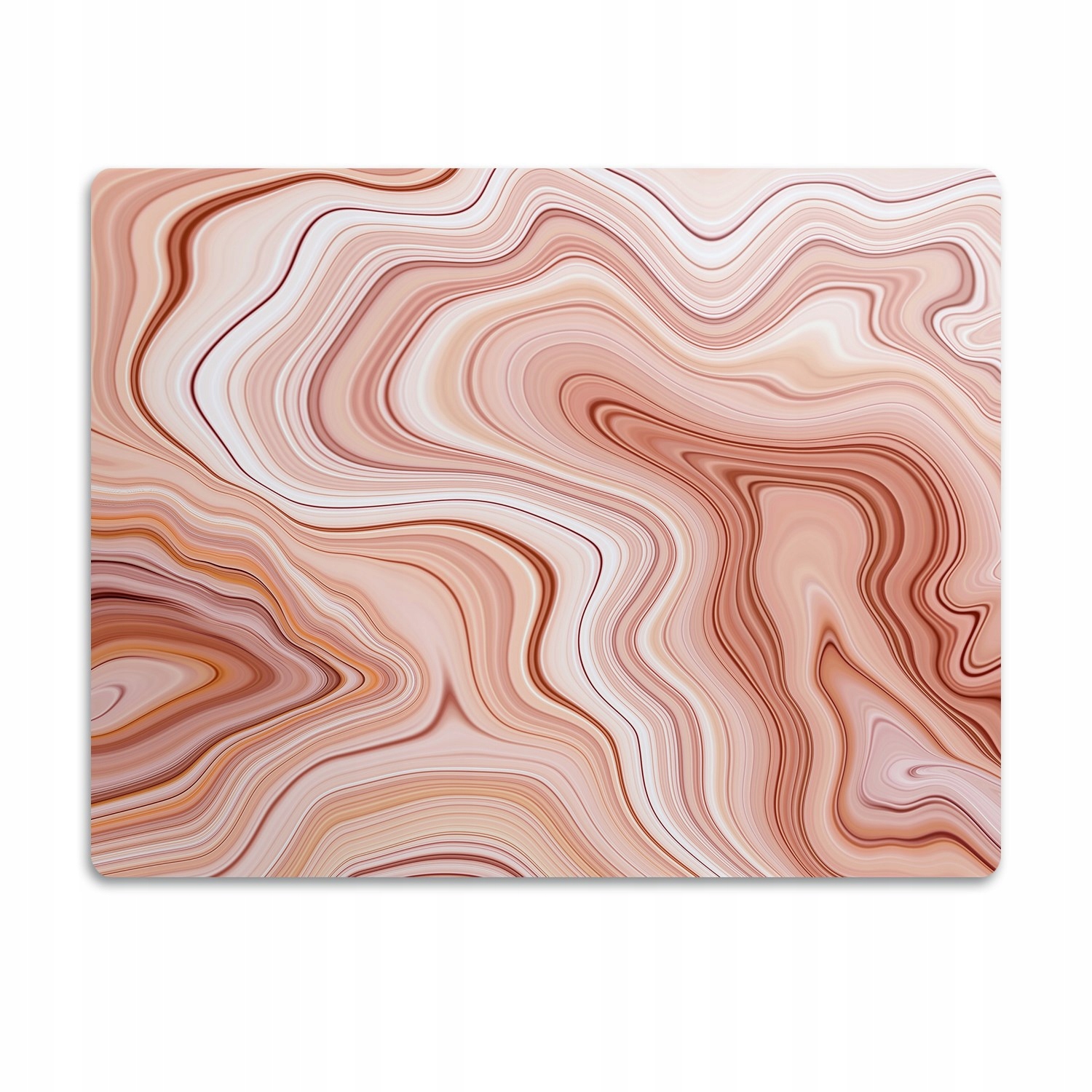 Ochranná podložka pod misku Abstrakce měděná 90x60