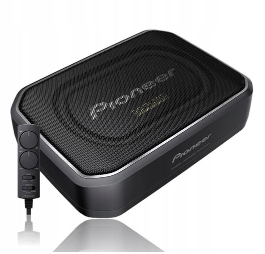 Pioneer TS-WX140DA – aktivní plochý reproduktor do auta s dálkovým ovládáním pod sedadlem