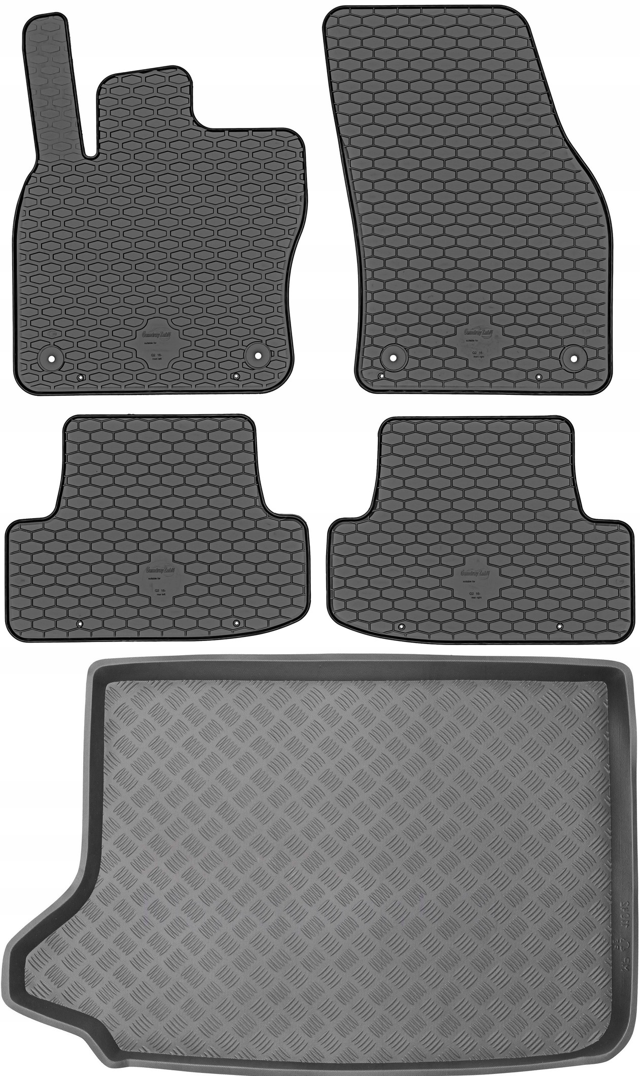 Коврики Max-Коврик резиновые 11042+221344 5 el.